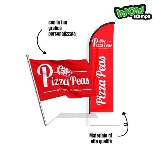 Bandiere a vela decorative - Taglia S